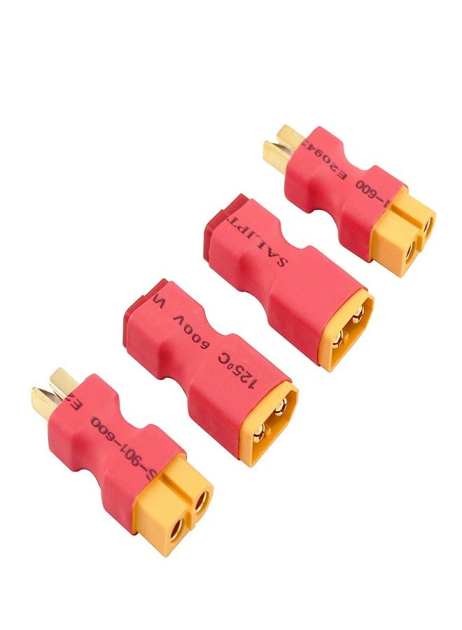 OliRC 4pcs No Wires Connector: XT60 XT-60 to T-Plug Style Male Female Connector Adapter(C17-4) - Image 2